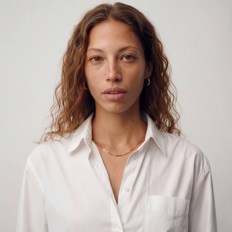 Kikki — white poplin