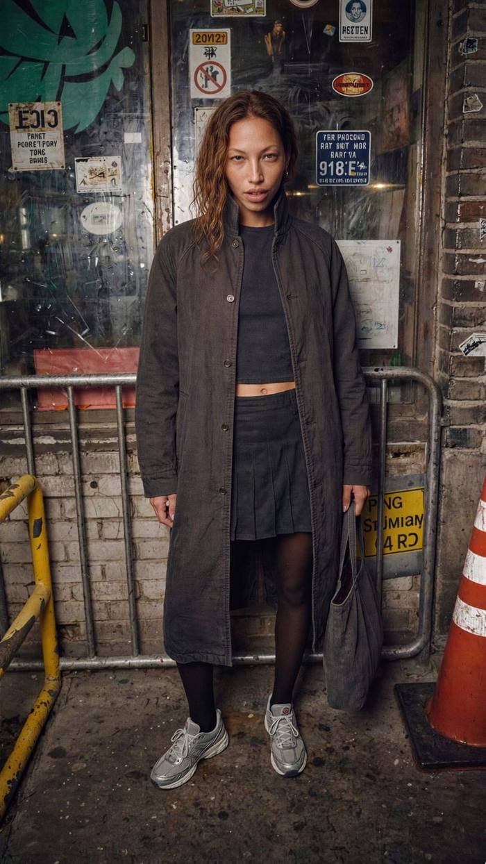 Kikki — street, off duty