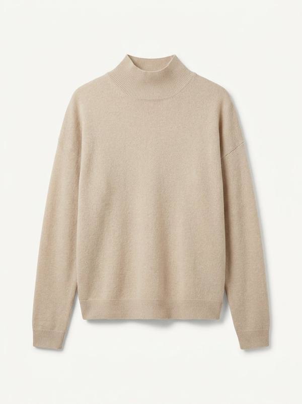 Maren mock-neck knit, ghost mannequin